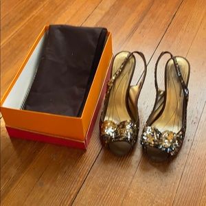 Kate Spade Sequin Bow Party Shoes
